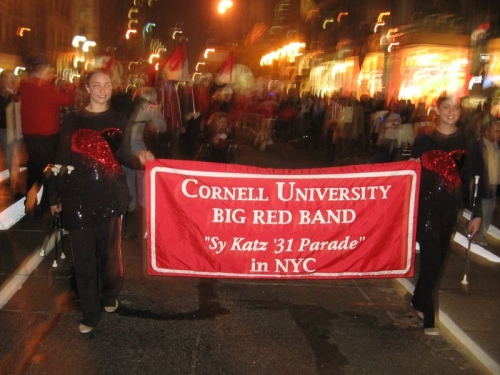 I marched with the Big Red Band in the Sy Katz '31 Parade!