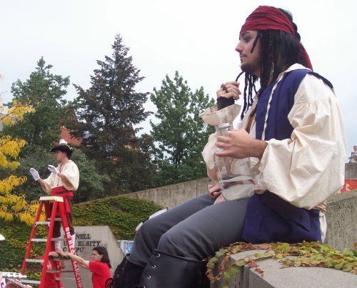 Jack Sparrow looks out on the BRMB before the Yale home game